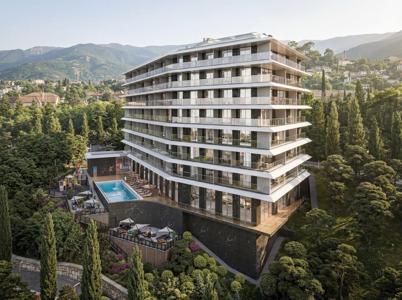 Ялтинская Резиденция рендер 5 — элитный квартал Массандра